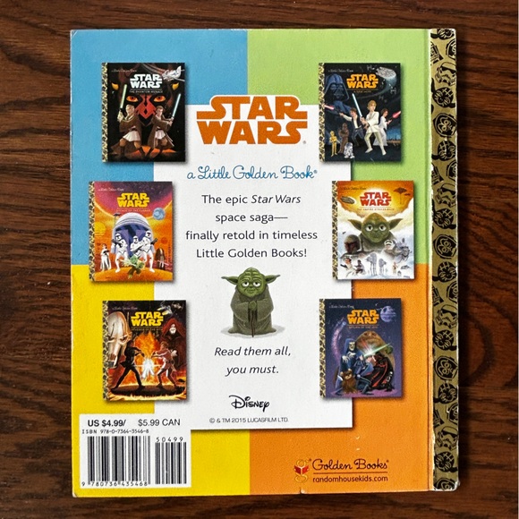 Seven Star Wars Little Golden Books (2015 - 2020) - Picture 3 of 15
